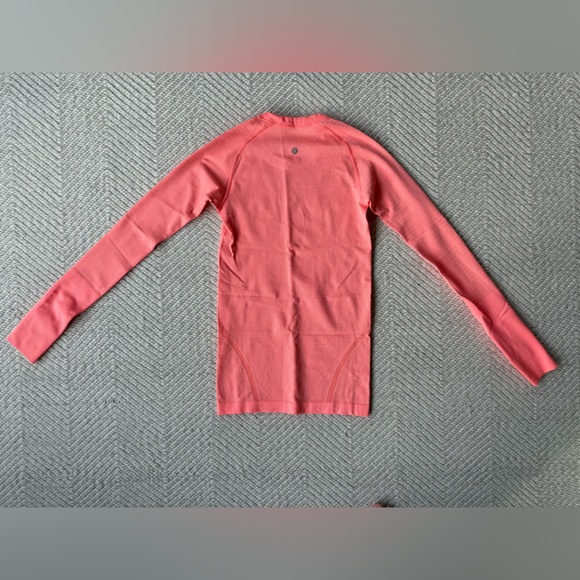 Lululemon Swiftly Tech Long-Sleeve Shirt Neon Orange sz 4 - Picture 2 of 5